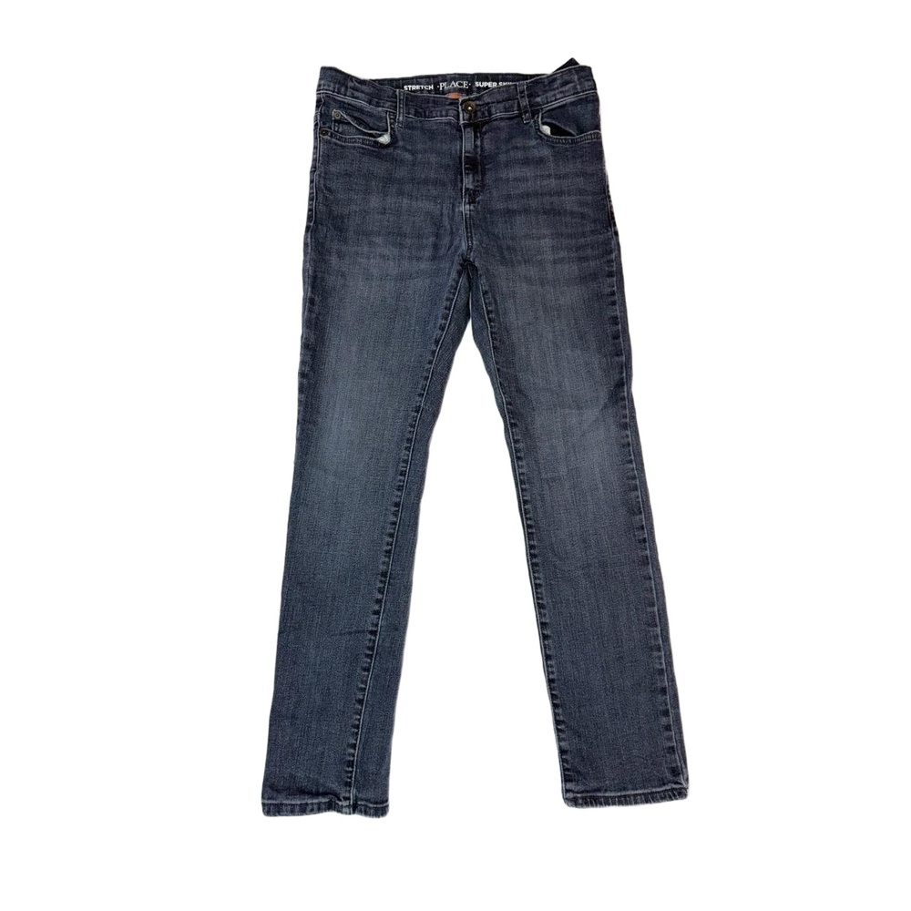 The‎ Childrens Place Super Skinny Stretch Jeans Unisex 14 Dark Wash Denim